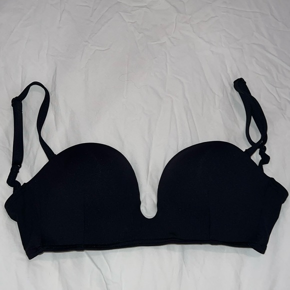 PROENZA SCHOULER black molded-cup bikini top ONLY in XS with removable straps - Picture 2 of 5
